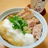 チキンステーキのとろろかけ丼